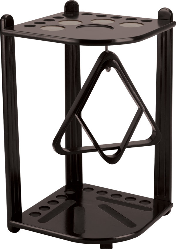 Deluxe 10 Cue Corner Floor Rack - Midnight